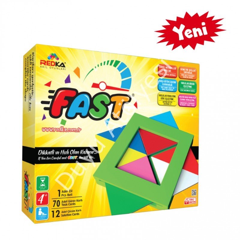 Fast Oyunu Şekil Geometri Simetri